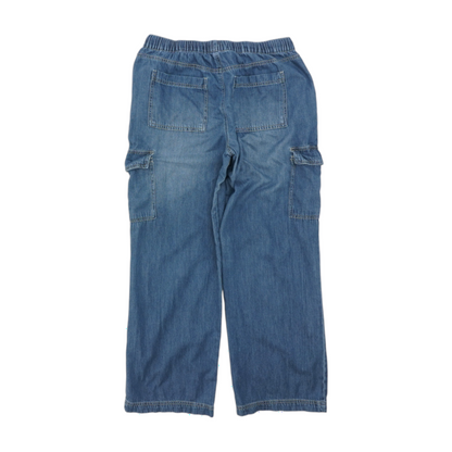 Blue Wide Leg Jeans