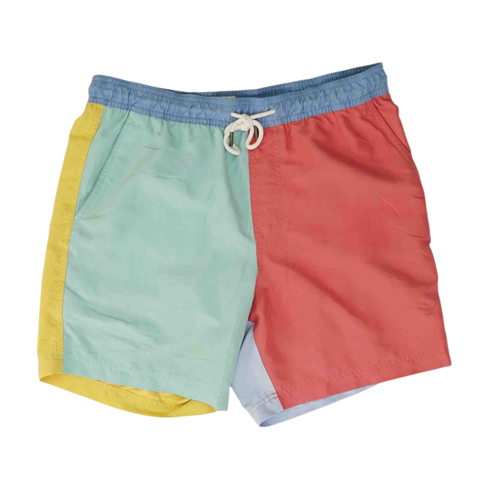 Multi Color Block Swim Bottom
