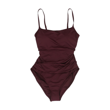 Burgundy One-Piece