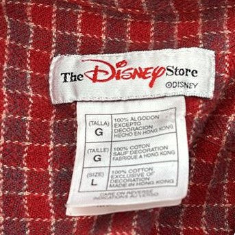 Vintage Red Check Flannel Button Down