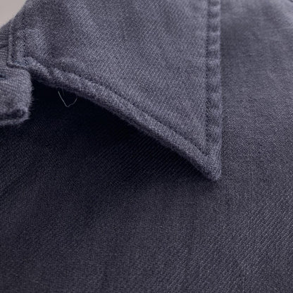 Black Oasi Linen Overshirt