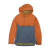 Blue Color Block Hoodie Pullover