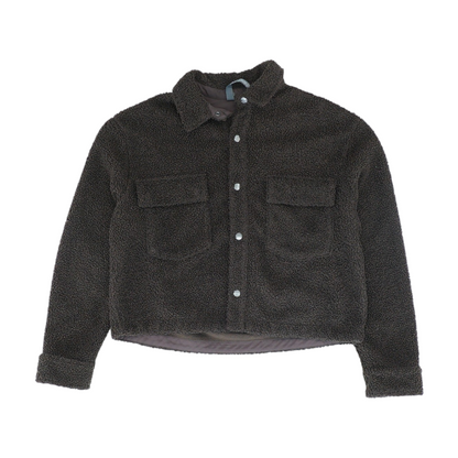 Brown Solid Jacket