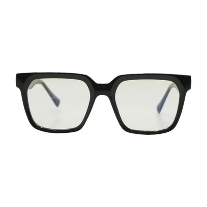 Black Cougar Square Prescription Eyewear
