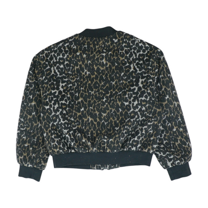 Black Animal Print Jacket
