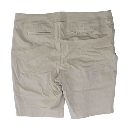 Tan Solid Chino / Khaki Shorts