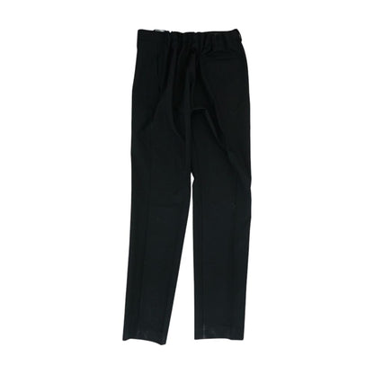 Black Solid Dress Pants