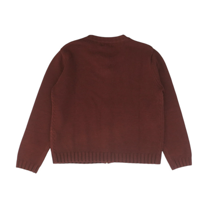 Burgundy Cardigan Sweater