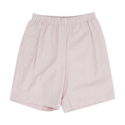 Pink Solid Shorts