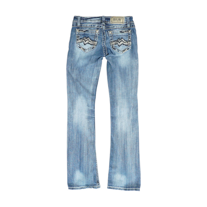 Blue Bootcut Jeans