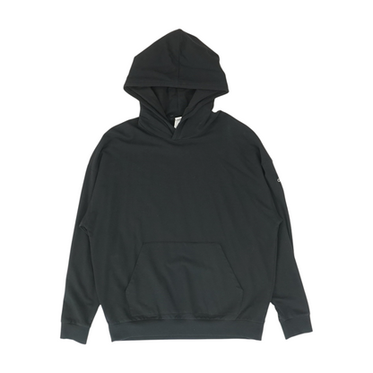 Black Solid Hoodie Pullover