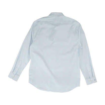 White Check Long Sleeve Button Down
