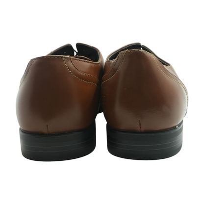 Brown Lace-Up Dress Shoes