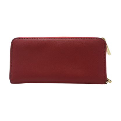 Red Continental Wallet