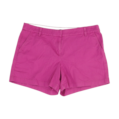 Pink Solid Chino Shorts