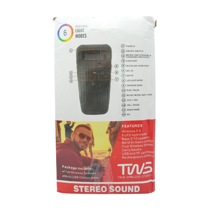 HY-3313 RGB Bluetooth Speaker
