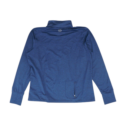 Navy Solid 1/4 Zip Pullover