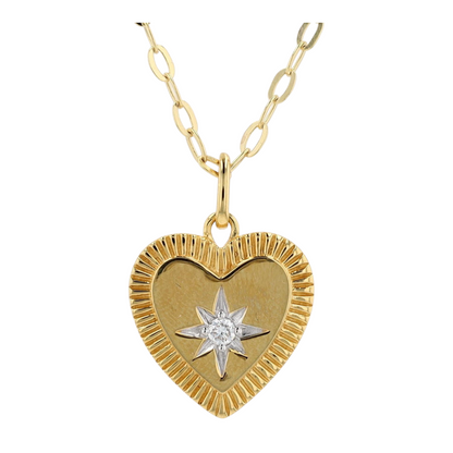 Sterling Silver Lab Grown Diamond Pendant Necklace