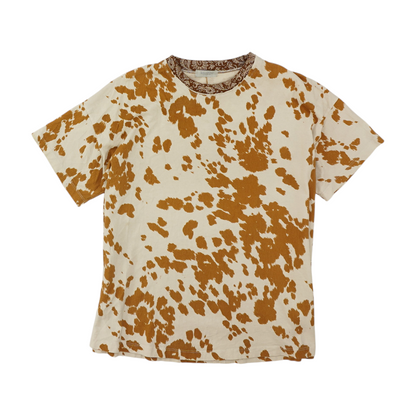 Beige Animal Print T-Shirt