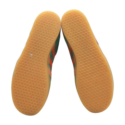 Green Suede Athletic Shoes