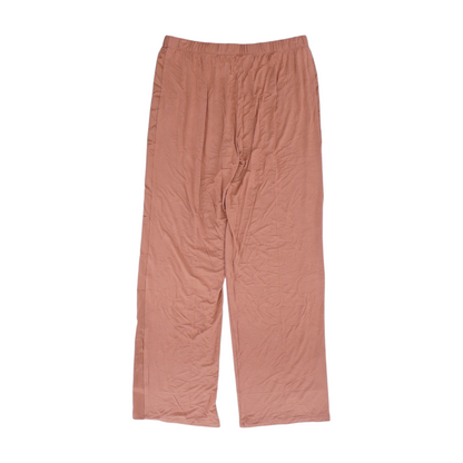 Pink Solid Pajama Bottom
