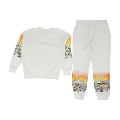 Multi Graphic Pant Set