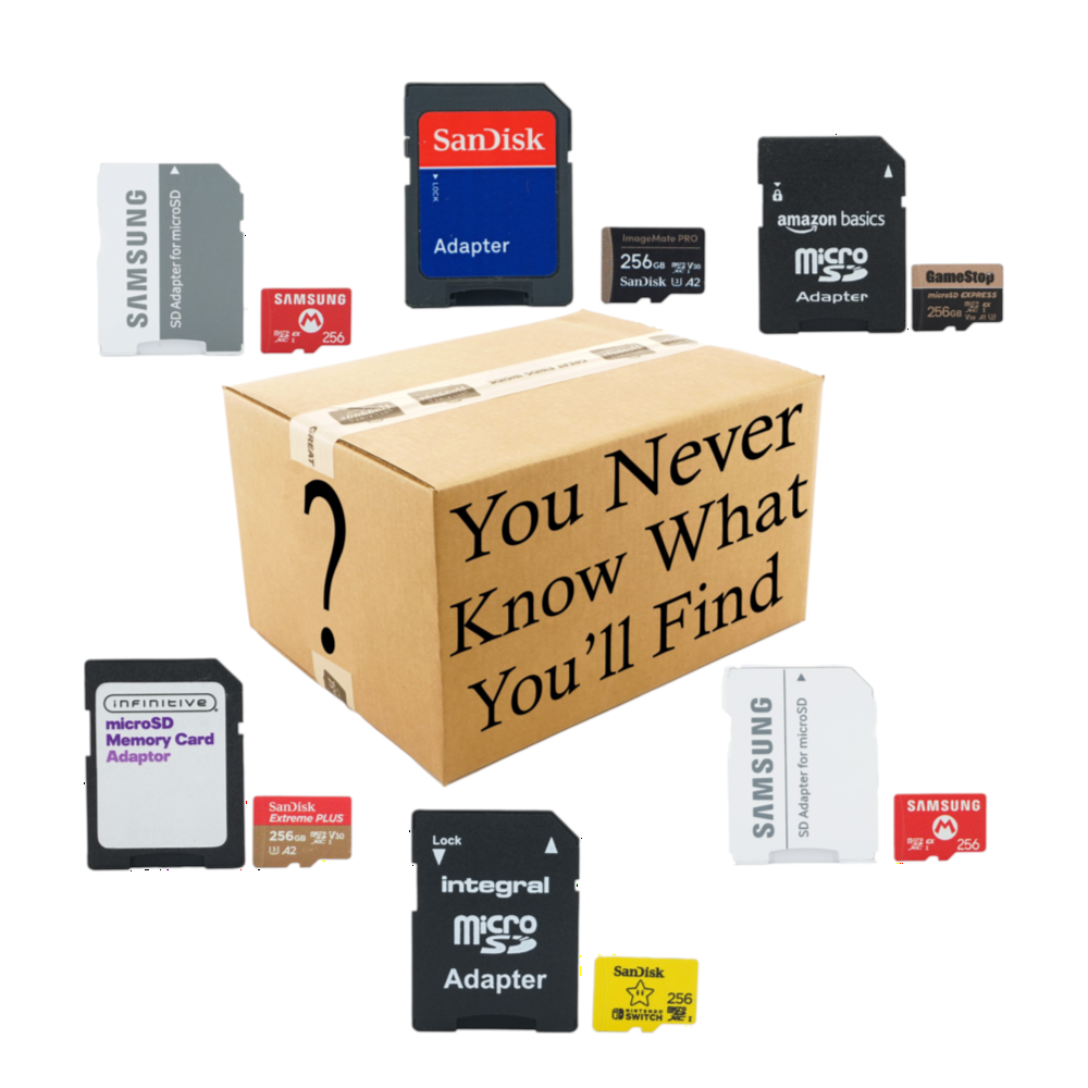 256GB Micro SD Card with Adapter Mystery Box- 1 Piece
