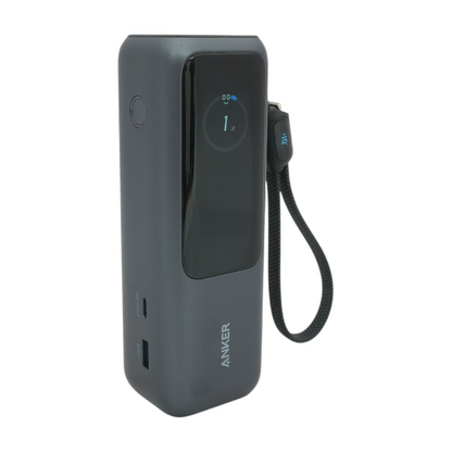 25K 165W Power Bank With Built-in and Retractable Cables