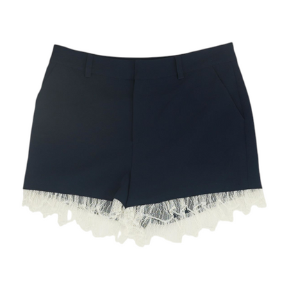 Navy Solid Chino Shorts