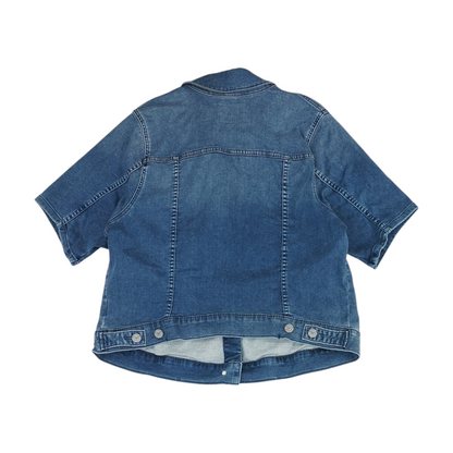 Blue Plus Solid Denim Jacket