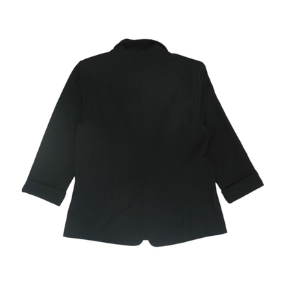 Black Solid Blazer