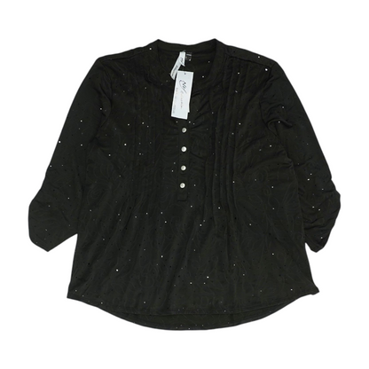 Black Petite Blouse