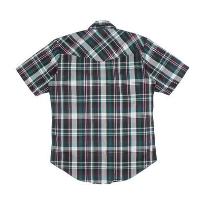 Vintage Multi Plaid Short Sleeve Button Down