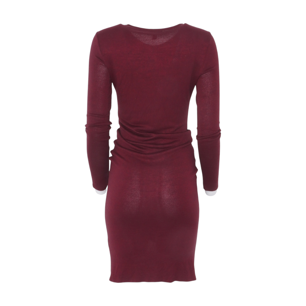 Burgundy Midi Dress