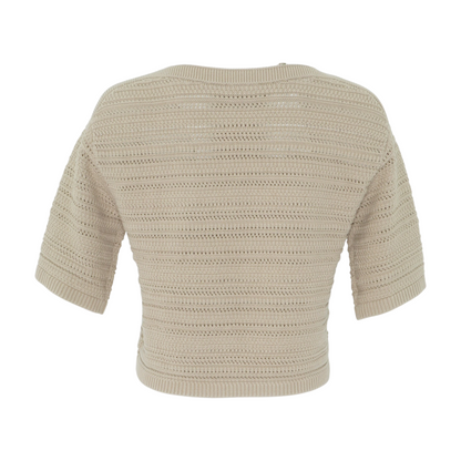 Beige Pullover Sweater