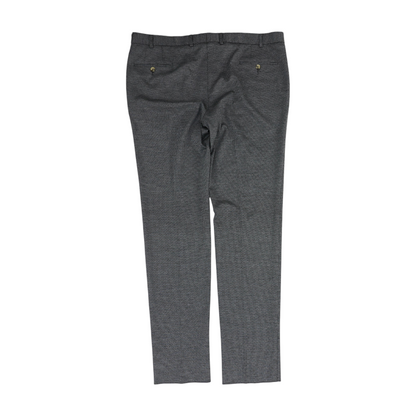 Gray Striped Regular Pants