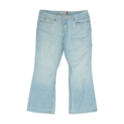 Blue Wide Leg Jeans