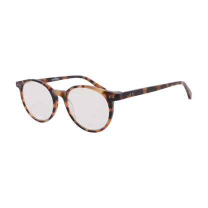 Tortoise Case Closed Round Prescription Eyewear