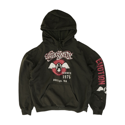 Gray Solid Hoodie Pullover