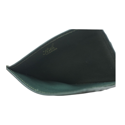 Black Equestrian Kith Monogram Card Holder