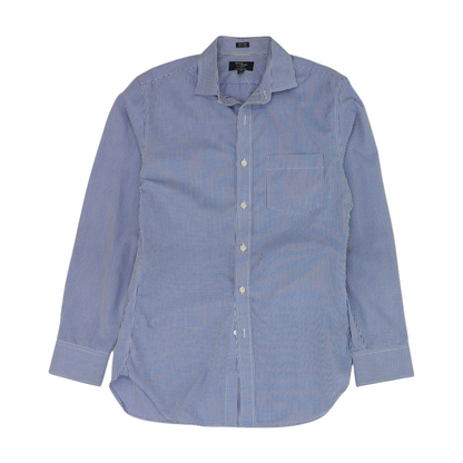 Blue Check Long Sleeve Button Down