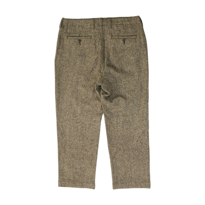 Brown Abstract Regular Pants