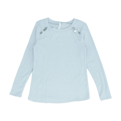 Gray Petite Blouse