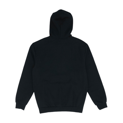 Black Solid Hoodie Pullover