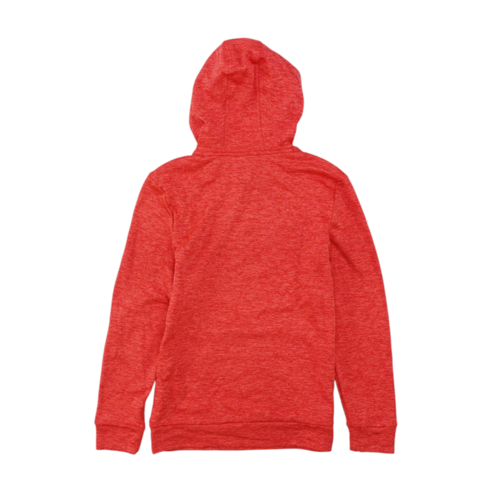 Red Solid Hoodie Pullover