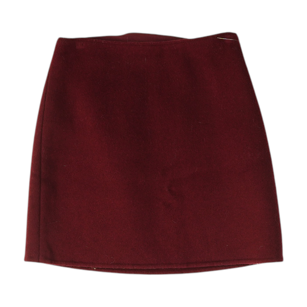 Maroon Mini Skirt