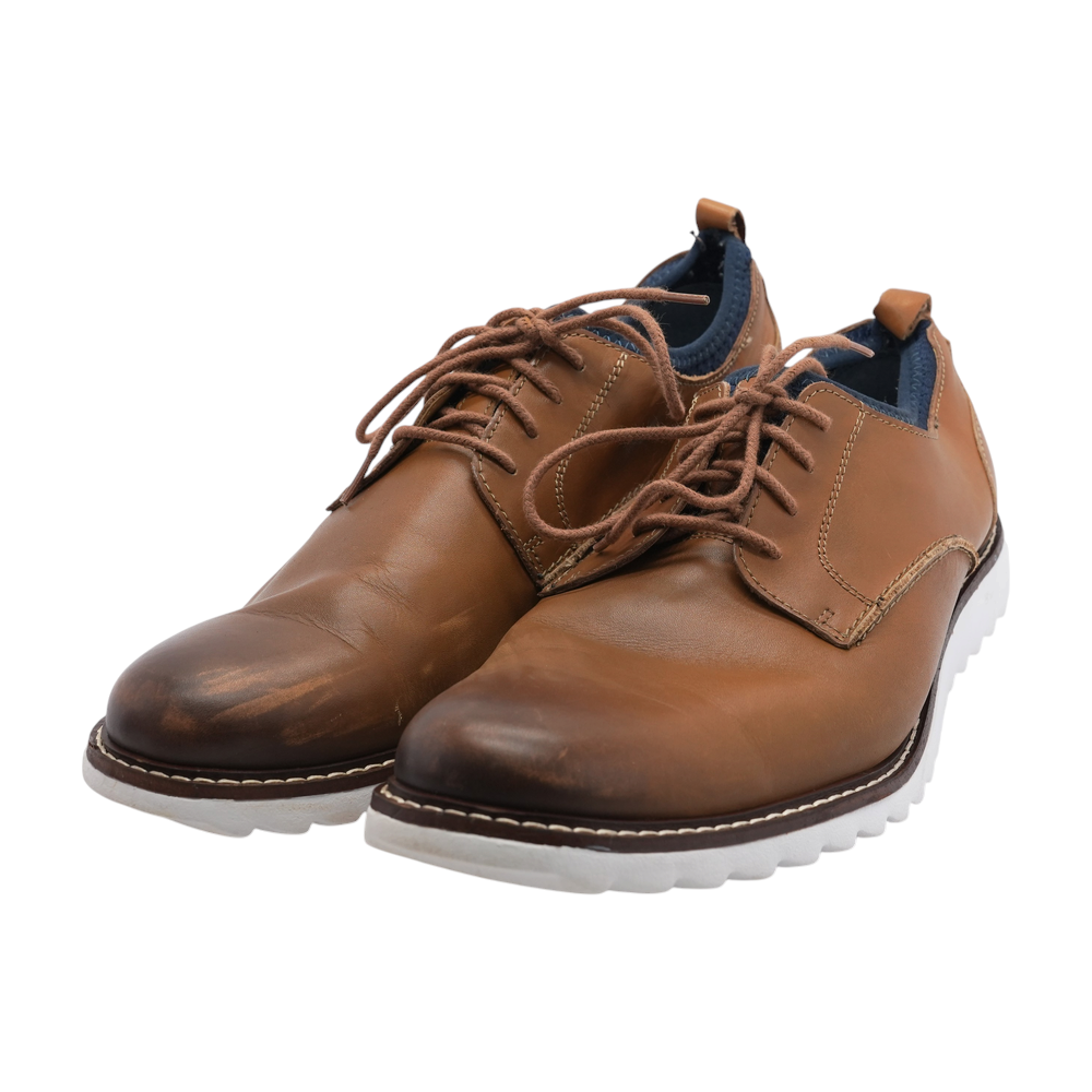 Brown Lace-Up Dress Shoes