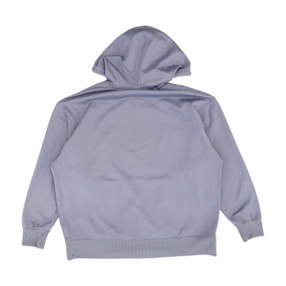 Blue Solid Hoodie Pullover