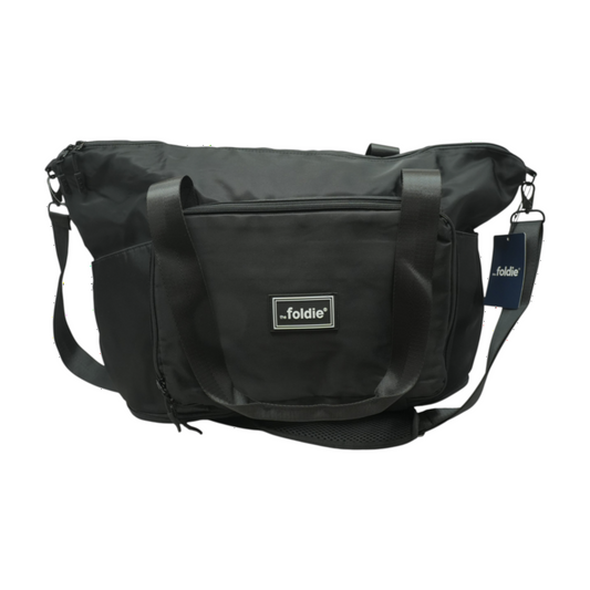 The Foldie Black Weekender Bag – Image 1