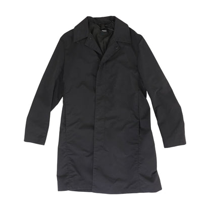 Black Snap-Front Jacket in Precision Tech